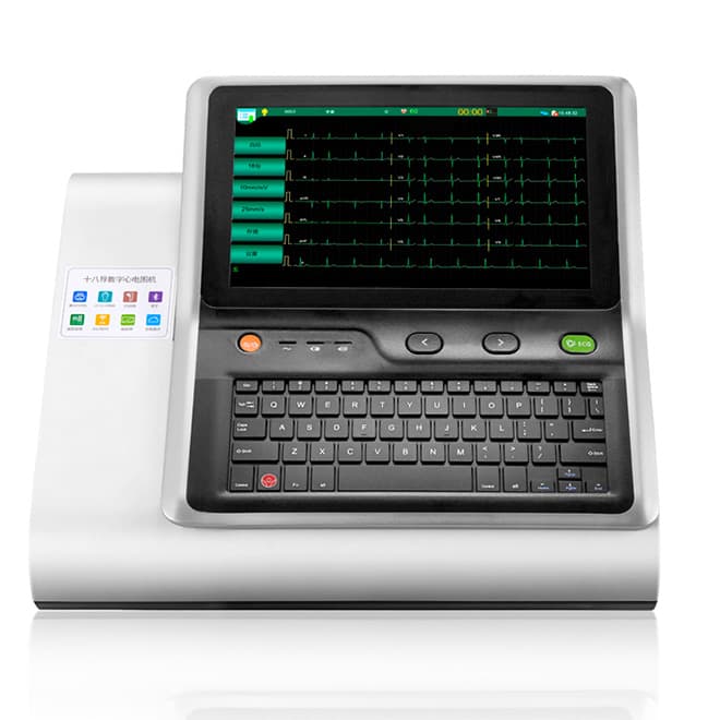 18 Channels portable electrocardiograph ECG Machine EKONEC45