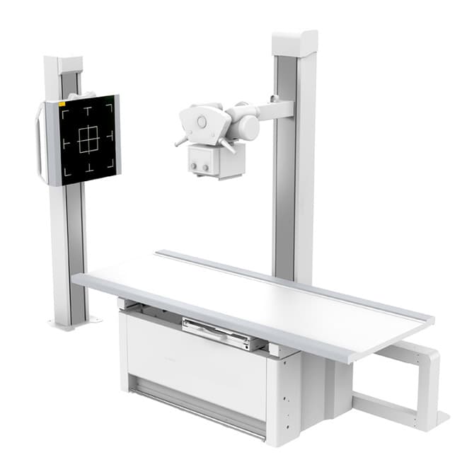 High Frequency double column X-ray System machine with Flat panel detector EKONHX19