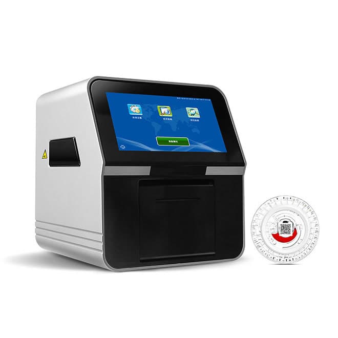 Portable Veterinary POCT Compact Fully Automated Dry Chemistry Analyzer machine for low price EKONDBA01V