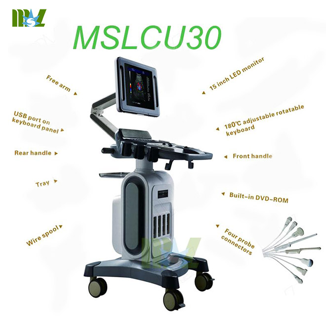 4D full digital trolly color doppler MSLCU30