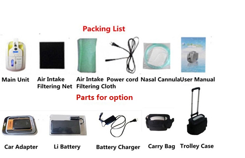 New design Oxygen concentrator easy to carry MSLJY01