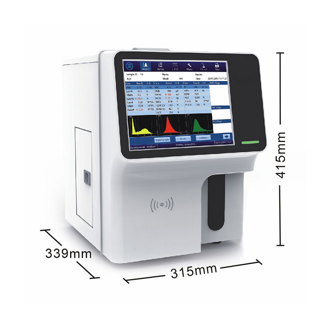 Easy used Auto 3-part Hematology Analyzer MSLAB23Plus-2